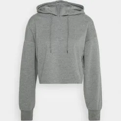 Even&Odd Basic - Cropped Oversized Hoodie - Sweat À Capuche - Mottled Grey 12 Even&Odd Basic - Cropped Oversized Hoodie - Sweat À Capuche - Mottled Grey -Even&Odd Soldes 01b389e77ed7496ab7e7448467530498 scaled