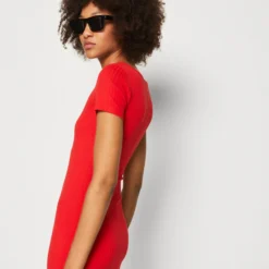 Even&Odd Robe En Jersey - Red -Even&Odd Soldes 02bbdfab08664bc3b8649e79bb2521cd scaled