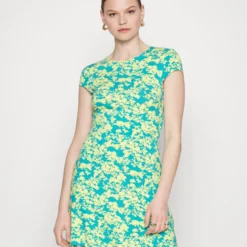 Even&Odd Robe En Jersey - Green/Multi-Coloured -Even&Odd Soldes 063994cfdc1e4faba59725cad276fd9f scaled