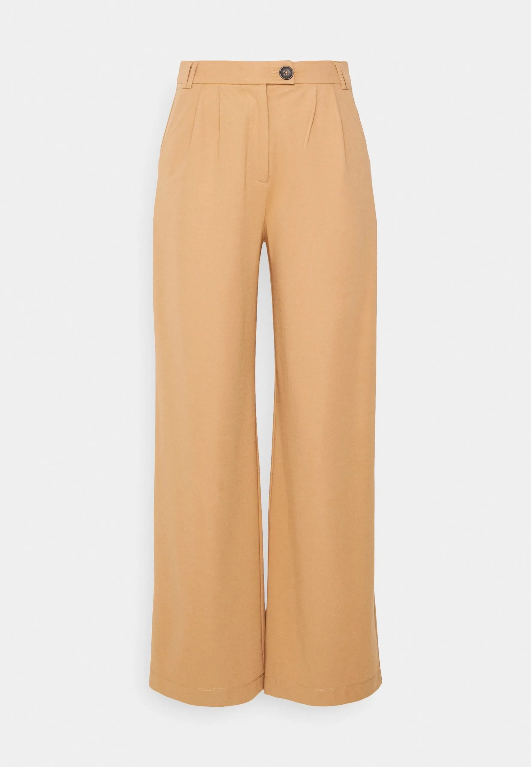 Petite Business Casual Wide Legs With Front Pleats - Pantalon Classique - Beige 7 Petite Business Casual Wide Legs With Front Pleats - Pantalon Classique - Beige – Image 5