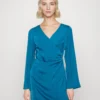 Even&Odd Woven Drape Mini Dress - Robe De Soirée - Blue -Even&Odd Soldes 0b206ec05fbd40ba85492437ddcf4231 scaled