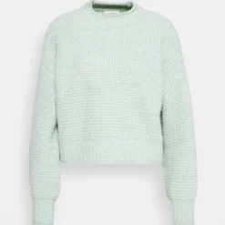 Even&Odd Moss Stitch Jumper - Pullover - Light Green