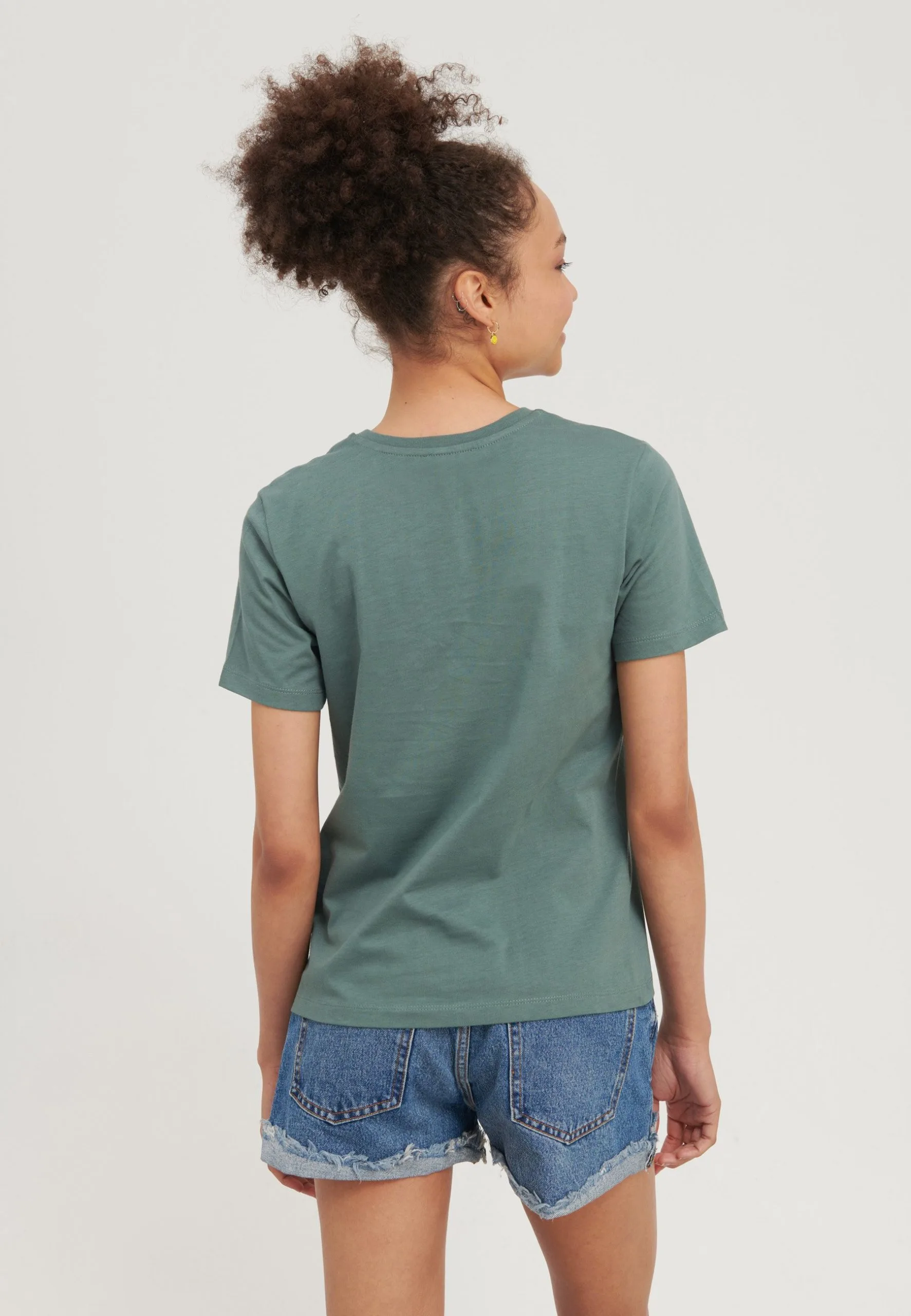 Even&Odd 2 Pack - T-Shirt Imprimé - Teal/Black 5 Even&Odd 2 Pack - T-Shirt Imprimé - Teal/Black – Image 3