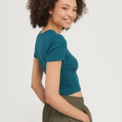 Even&Odd T-Shirt Basique - Teal -Even&Odd Soldes 100466313d554497a6e7d0662aa6c7a7 scaled