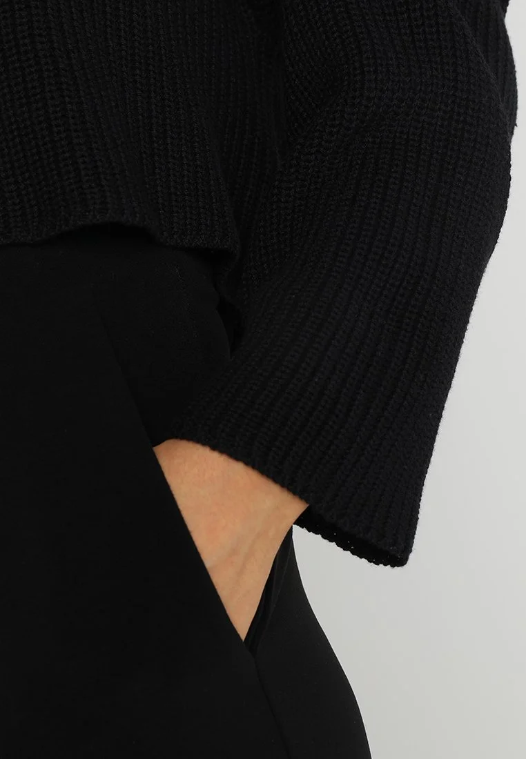 Even&Odd Cropped Jumper - Pullover - Black 7 Even&Odd Cropped Jumper - Pullover - Black – Image 6