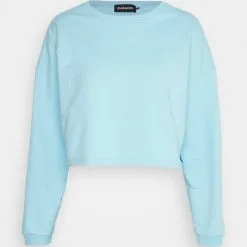 Sweatshirt - Light Blue -Even&Odd Soldes 1664084530a84045abc95bc0b223524e scaled
