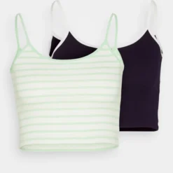 Even&Odd Multi Round Neck 2 Pack - Débardeur - Blue/White -Even&Odd Soldes 16e95ba23cd4439794049f9555b18574 scaled