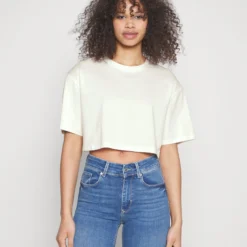 Ultra Crop Tee 2Pack - T-Shirt Basique - White/Orange -Even&Odd Soldes 1bdb7cfb453a4d81bbd4b912ce65cfca scaled