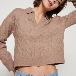 Even&Odd Pullover - Taupe -Even&Odd Soldes 225311519df04f62a949a9acbc42640c scaled