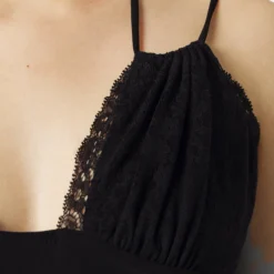 Strappy Lace Insert Open Neckline Mini Bodycon Dress - Robe De Soirée - Black 11 Strappy Lace Insert Open Neckline Mini Bodycon Dress - Robe De Soirée - Black -Even&Odd Soldes 2382b38ff9ed4632b08853cac1187bbe scaled