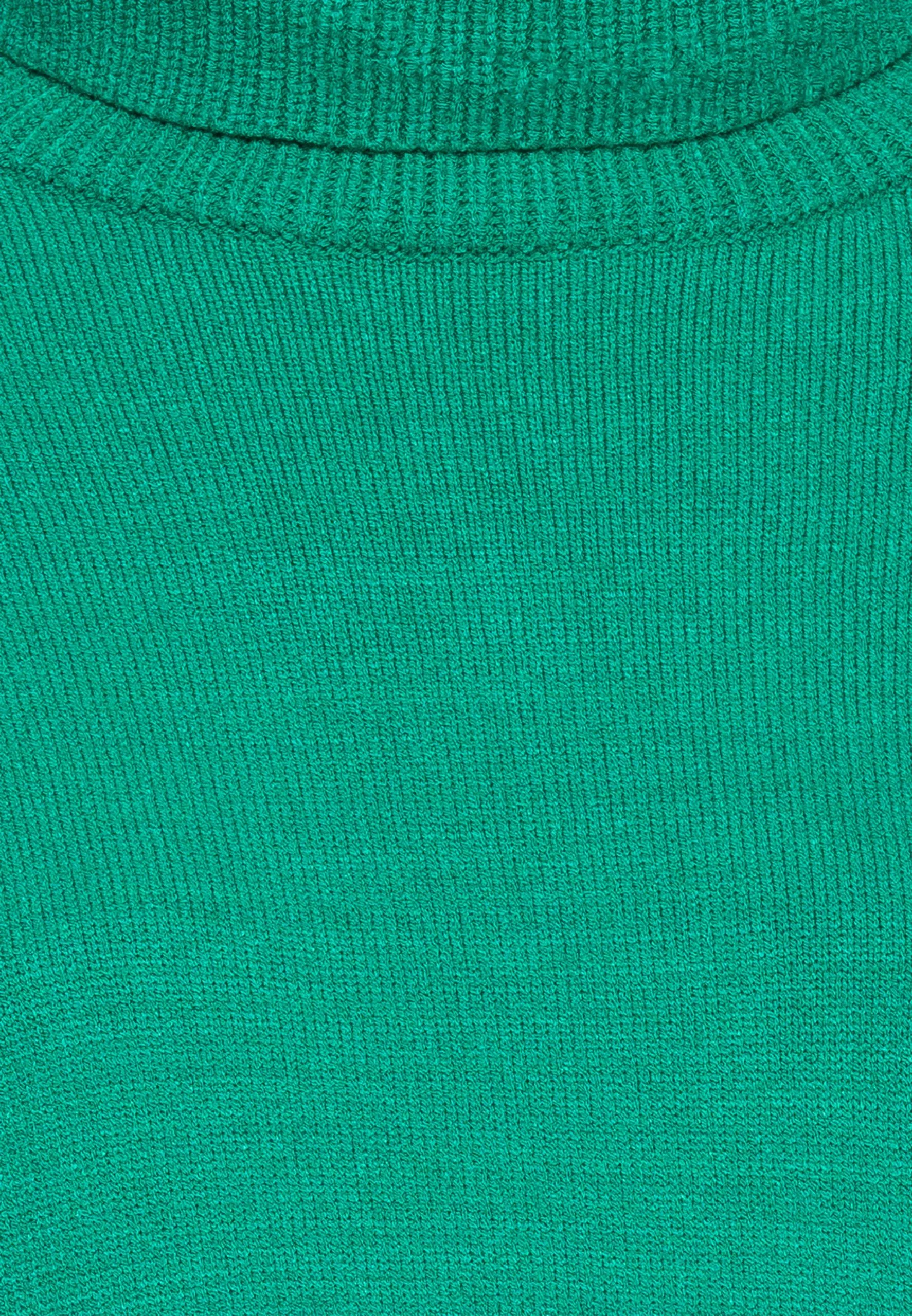 Rollkragen Basic Mini Strickkleid - Robe Pull - Green 5 Rollkragen Basic Mini Strickkleid - Robe Pull - Green – Image 3