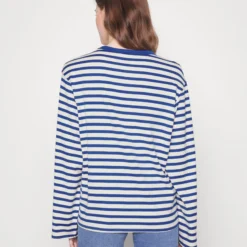 Stripe Tee - T-Shirt À Manches Longues - Blue/Light Blue -Even&Odd Soldes 2ead02addd0a4feaba646d6020df506c scaled