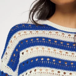 Even&Odd Pullover - White/Blue -Even&Odd Soldes 2f9ddb57452d4a34942321bc21a9e7ca scaled