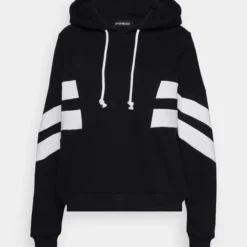 Sweat À Capuche - Black/White -Even&Odd Soldes 3599c283f4874193bc1b234ab57530de scaled