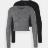 Even&Odd 2 Pack - Pullover - Mottled Grey