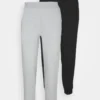 2Pack Regular Fit Joggers - Pantalon De Survêtement - Black/Light Grey -Even&Odd Soldes 3c40842bb153438cb669c97a710b15af scaled