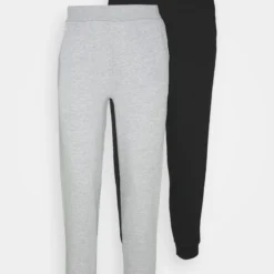 2Pack Regular Fit Joggers - Pantalon De Survêtement - Black/Light Grey