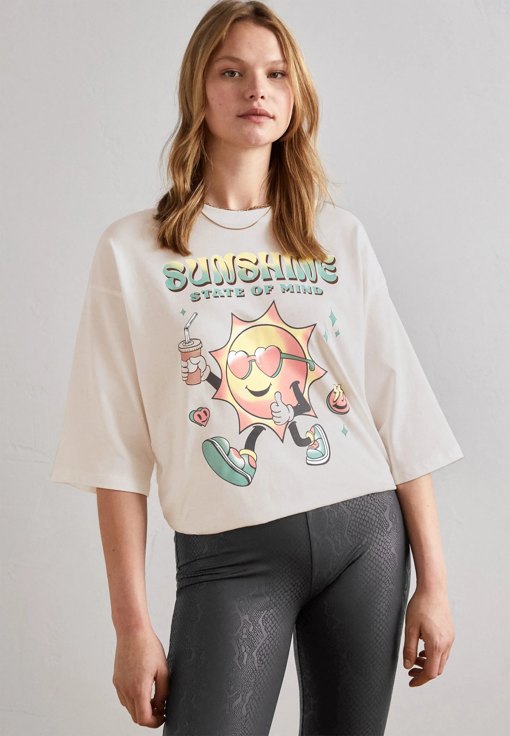 Even&Odd T-Shirt Imprimé - Beige 3 Even&Odd T-Shirt Imprimé - Beige