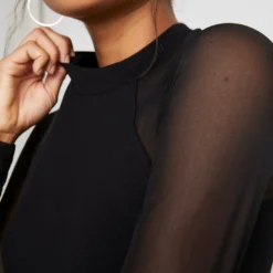 Even&Odd Bodysuit - T-Shirt À Manches Longues - Black -Even&Odd Soldes 42285a65c11f48d09169fddb7fb2338e scaled