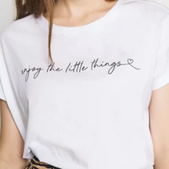 Even&Odd Mandala Enjoy The Little Things Tee - T-Shirt Imprimé - White -Even&Odd Soldes 43e0c772db35485aa4b308765cb70795 scaled