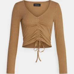 T-Shirt À Manches Longues - Brown