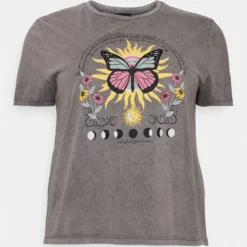Clare Colorful Mystical - T-Shirt Imprimé - Gray -Even&Odd Soldes 46230302ef0b4d26beec51e1b299259c scaled