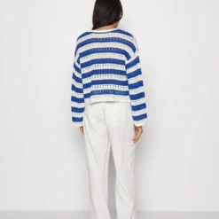 Even&Odd Pullover - White/Blue -Even&Odd Soldes 4bb06f98e5ed4c169a157310847b986c scaled