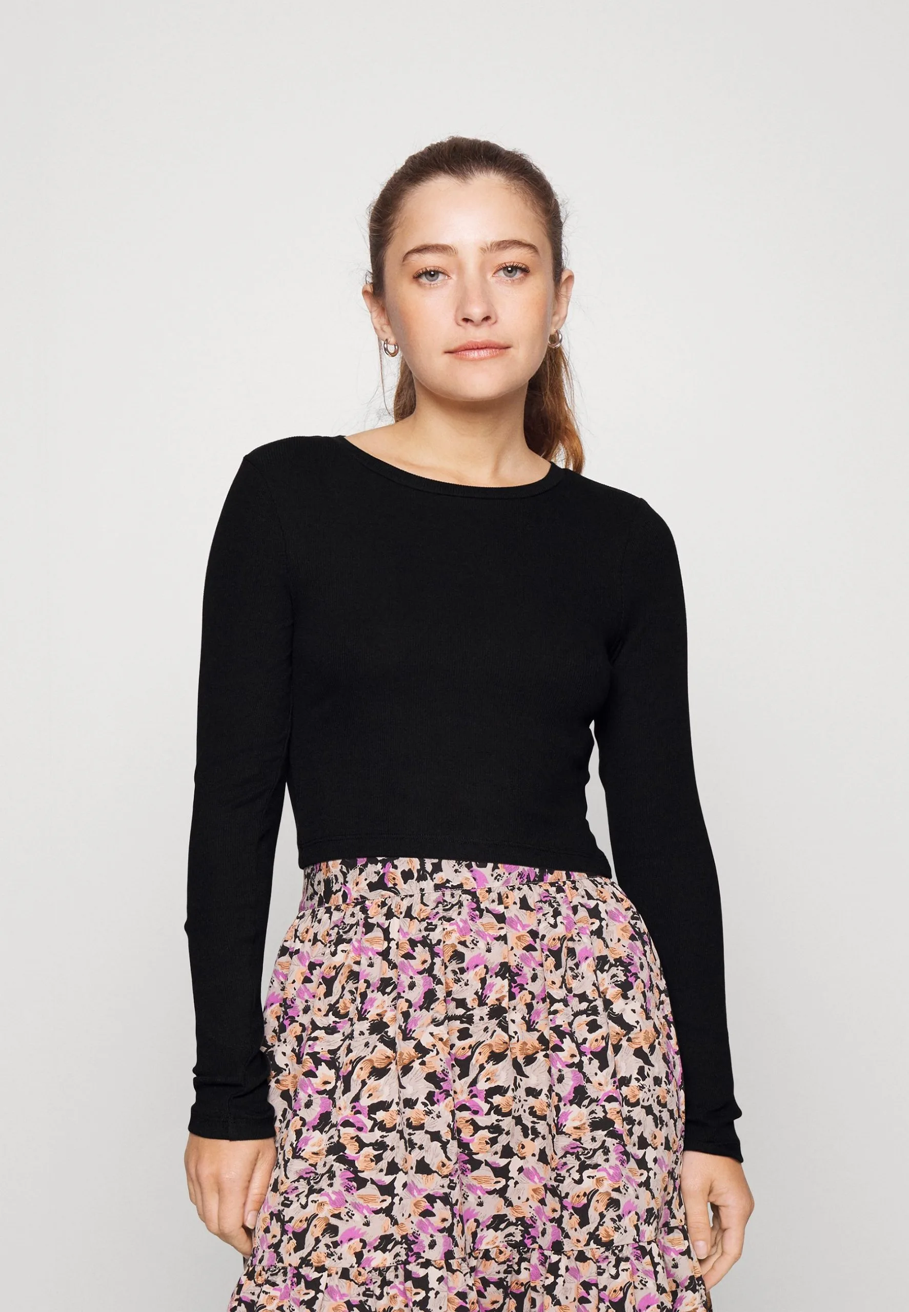 3 Pack - T-Shirt À Manches Longues - Black/White/ Lilac 6 3 Pack - T-Shirt À Manches Longues - Black/White/ Lilac – Image 4