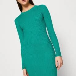 Even&Odd Crew Ausschnitt Ripp Basic Bodycon Mini Strickkleid - Robe Fourreau - Green 11 Even&Odd Crew Ausschnitt Ripp Basic Bodycon Mini Strickkleid - Robe Fourreau - Green -Even&Odd Soldes 4e98f0bc88a44015bde0e4c95b56a367 scaled