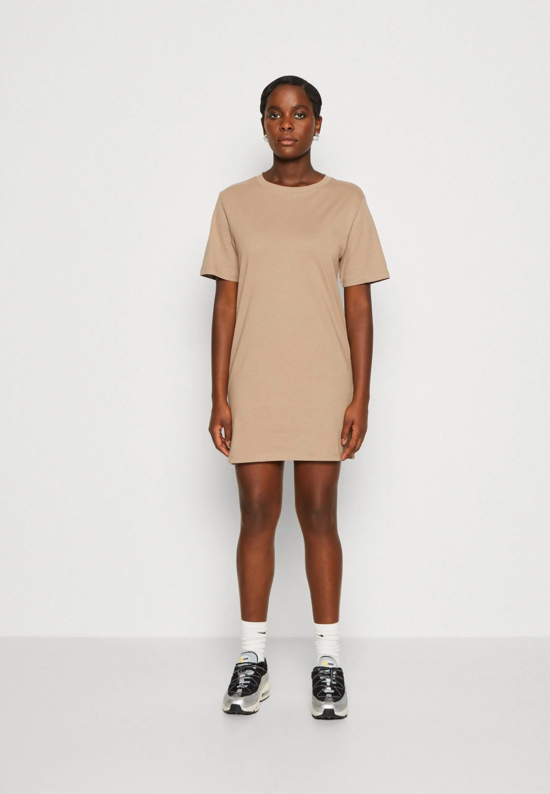 Even&Odd 2 Pack - Robe En Jersey - White/Taupe 4 Even&Odd 2 Pack - Robe En Jersey - White/Taupe – Image 2