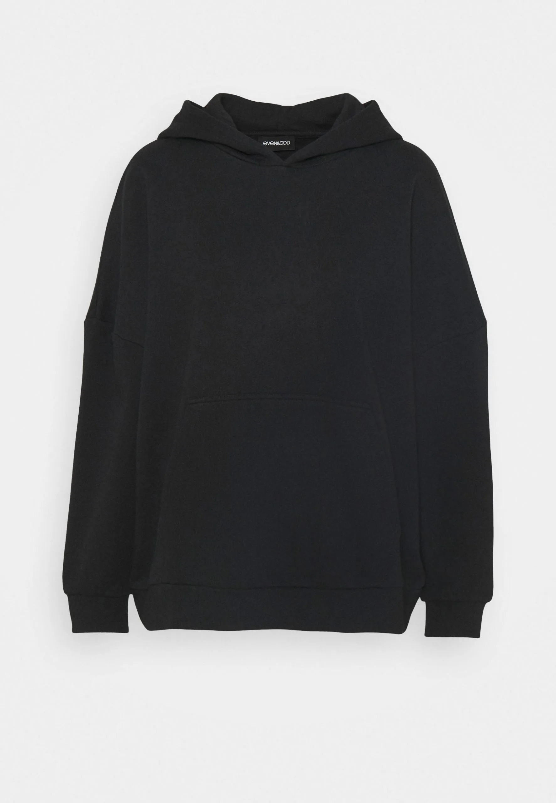 Even&Odd Hoodie Long Without Drawcord And Pocket - Sweat À Capuche - Black 8 Even&Odd Hoodie Long Without Drawcord And Pocket - Sweat À Capuche - Black – Image 6