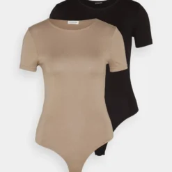 Even&Odd 2 Pack - T-Shirt Basique - Black/Taupe -Even&Odd Soldes 52cd1c92f38e4b00b3270d6fff49ece1 scaled