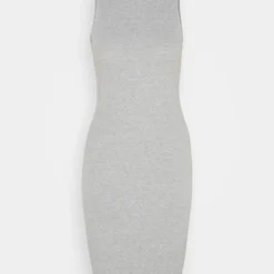 Even&Odd Perkin Neck Midi Bodycon Dress - Robe En Jersey - Mottled Grey -Even&Odd Soldes 538a1b63ec5943d999716bc9f9aa22b9 scaled