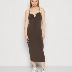 Even&Odd Robe En Jersey - Brown