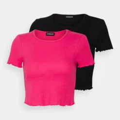 Even&Odd 2 Pack - T-Shirt Basique - Black/Pink 14 Even&Odd 2 Pack - T-Shirt Basique - Black/Pink -Even&Odd Soldes 581dcb1feaa24480b253e0b82e743a4b scaled