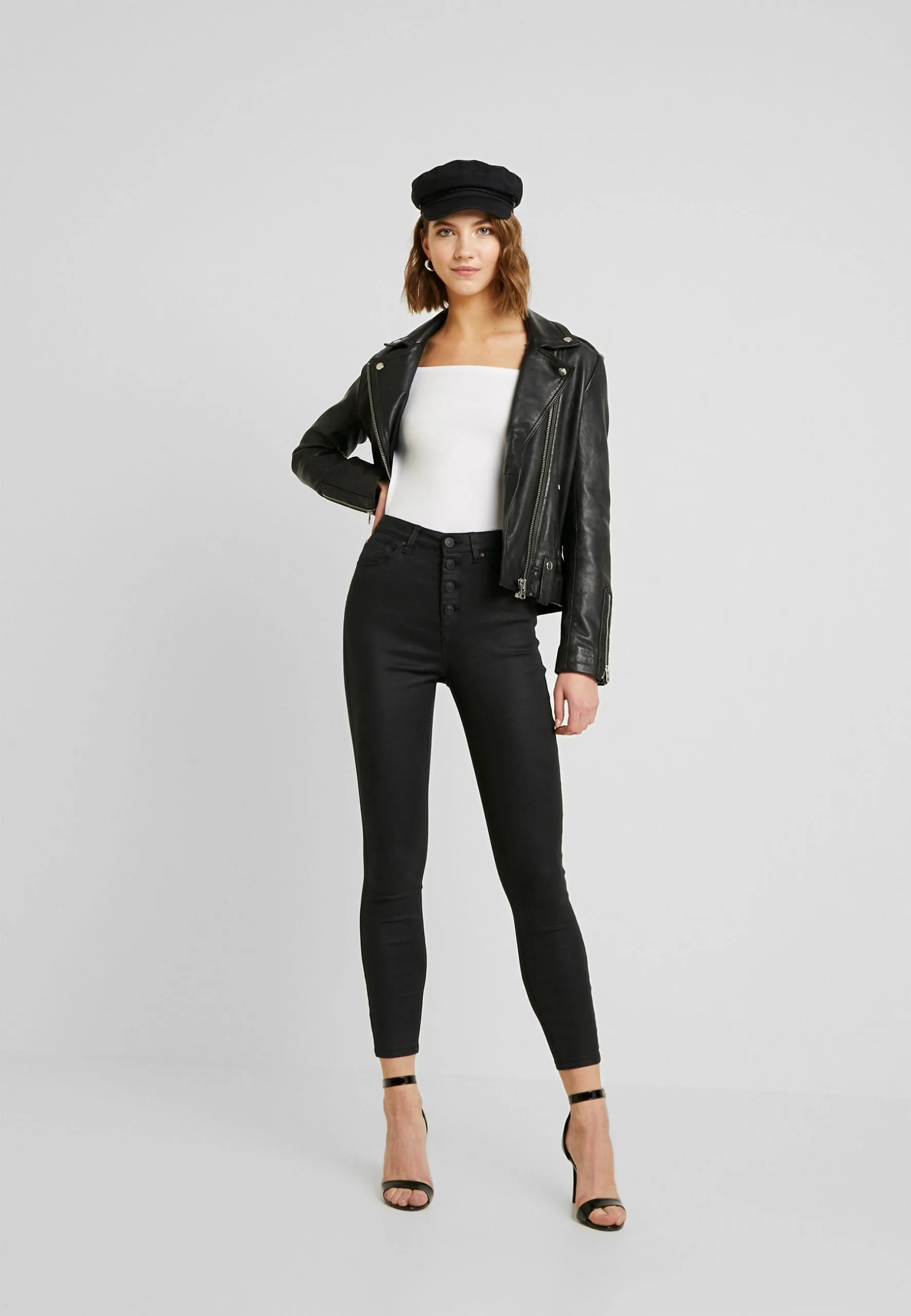 Even&Odd 2 Pack - T-Shirt À Manches Longues - White/Black 3 Even&Odd 2 Pack - T-Shirt À Manches Longues - White/Black