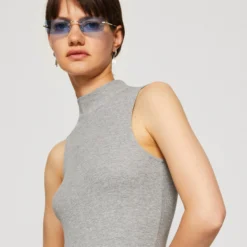 Even&Odd Perkin Neck Midi Bodycon Dress - Robe En Jersey - Mottled Grey -Even&Odd Soldes 5e3b4f000d8c4f689f5d473bb151d844 scaled