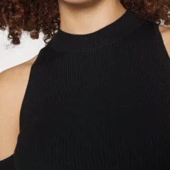 Even&Odd Party Schulterfrei Bodycon Mini Strickkleid - Robe Pull - Black -Even&Odd Soldes 5f9cfe95d2a448ec8c8a0ee18978660e scaled