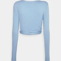 Cropped Wrap - T-Shirt À Manches Longues - Light Blue -Even&Odd Soldes 6008c10caa824ea8b9a7930021287fdb scaled