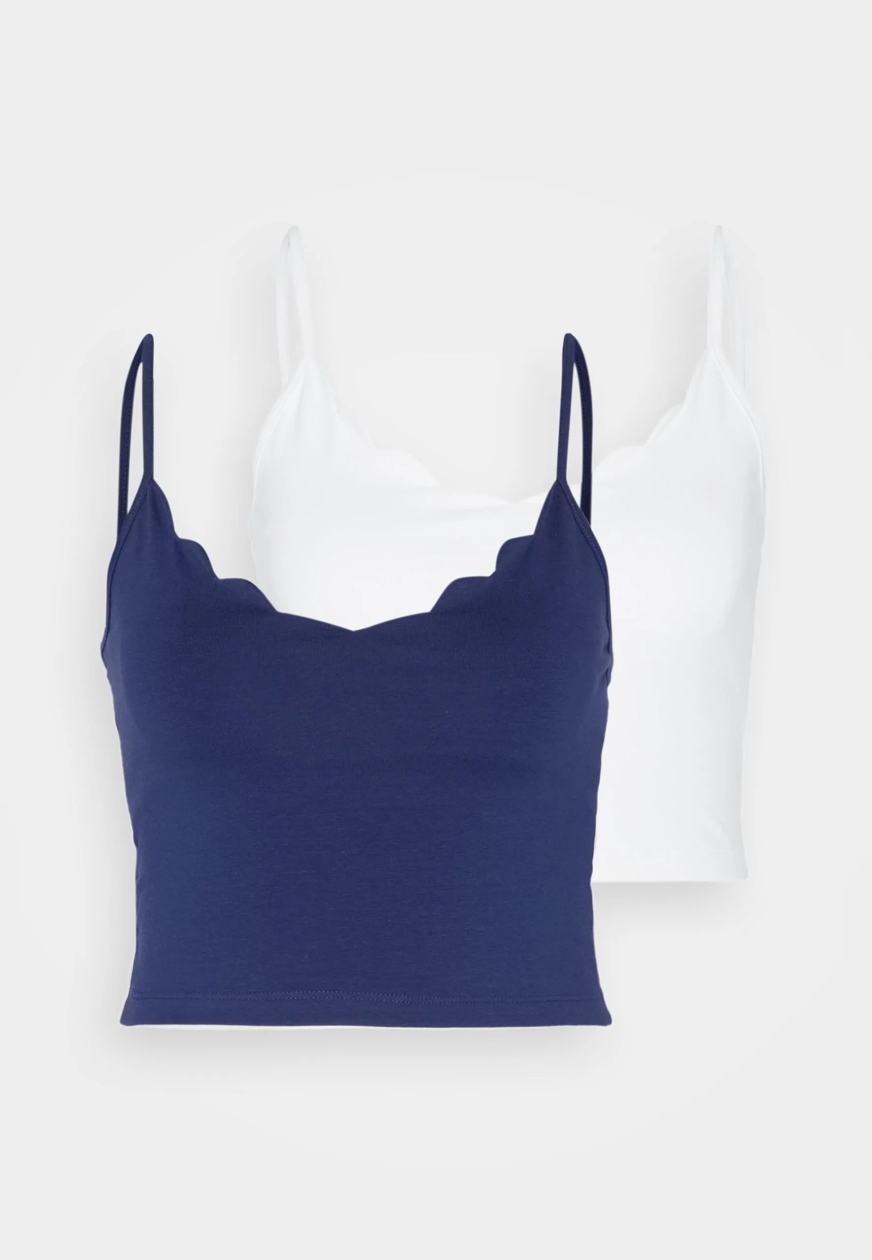 Even&Odd 2 Pack - Débardeur - White/Dark Blue 8 Even&Odd 2 Pack - Débardeur - White/Dark Blue – Image 6
