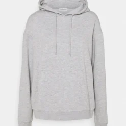 Even&Odd Sweat À Capuche - Mottled Light Grey