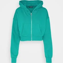 Even&Odd Sweat Zippé - Green -Even&Odd Soldes 671b13d3b1474c86a8b0584ba702f752 scaled