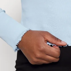 Bpdycon Fit Long Sleeve - T-Shirt À Manches Longues - Light Blue -Even&Odd Soldes 67c5e5c02558407ebd70bbb05502eb10 scaled