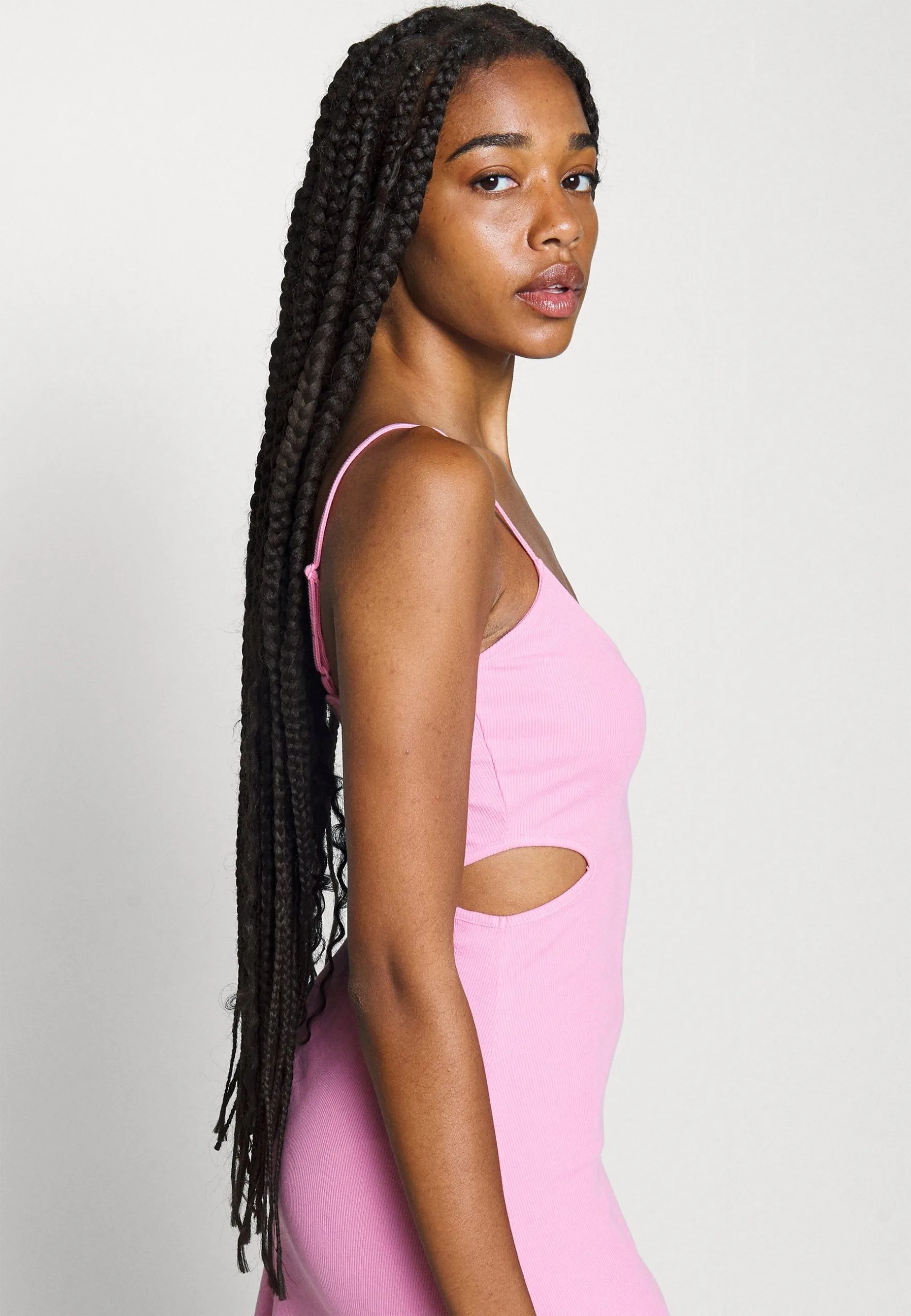 Even&Odd Flare Mini Dress - Robe De Jour - Pink 6 Even&Odd Flare Mini Dress - Robe De Jour - Pink – Image 4