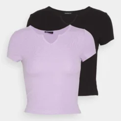 Even&Odd 2 Pack - T-Shirt Basique - Black/Purple -Even&Odd Soldes 6d7d2953f2954ba68e99263bf0da4095 scaled