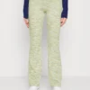 Even&Odd Pantalon Classique - Mottled Green -Even&Odd Soldes 71275bc8e4634c9485d67636605396ae scaled