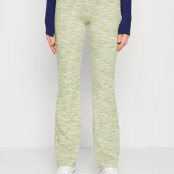 Even&Odd Pantalon Classique - Mottled Green