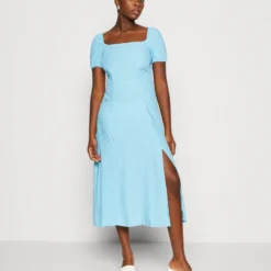 Even&Odd Robe De Jour - Light Blue/White