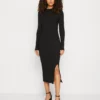 Even&Odd Circ Long Sleeves Midi High Slit Dress - Robe Pull - Black 2 Even&Odd Circ Long Sleeves Midi High Slit Dress - Robe Pull - Black -Even&Odd Soldes 78ba349cee134afc9057675912a5012b scaled