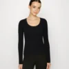 Even&Odd Ribbed - Variegated - Pullover - Black -Even&Odd Soldes 7d17b0d7f28a4090a2745a1cfa0bbd9d scaled
